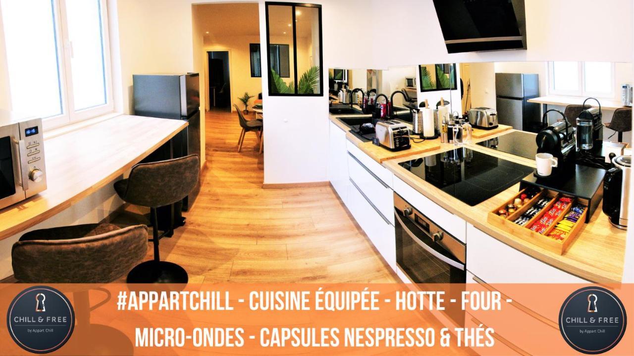 Appart Chill & Free - Proche Centre Valenciennes - Parking Gratuit Exteriör bild